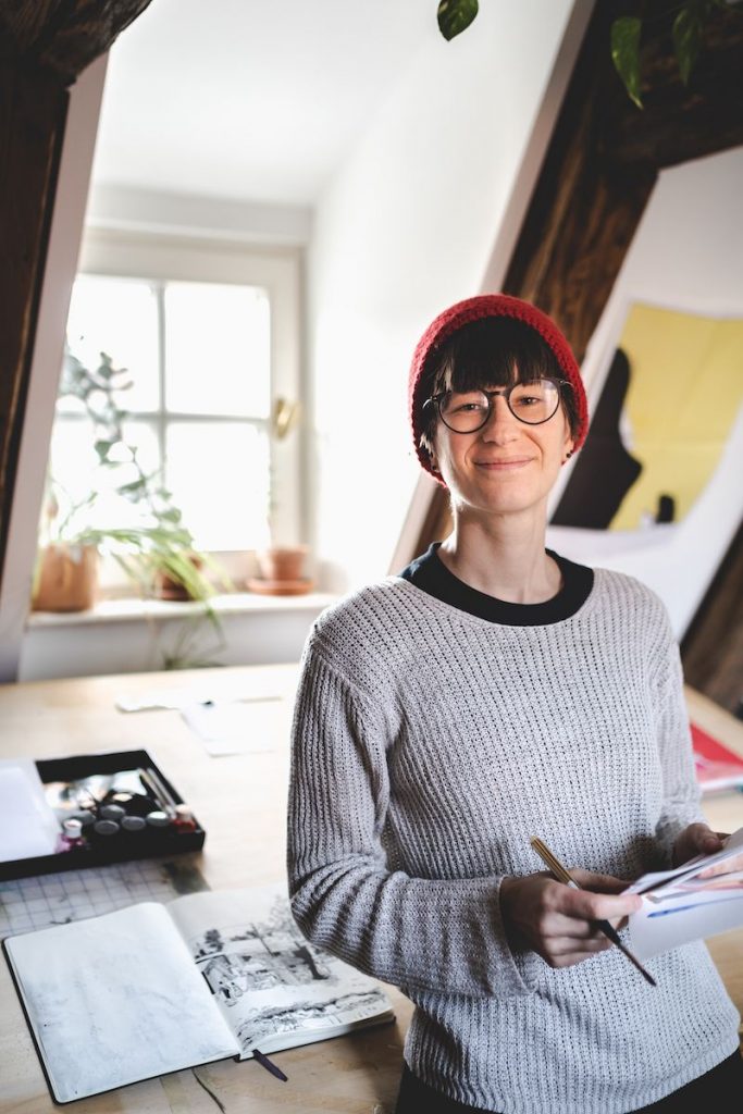 Porträt Lisa Frühbeis Foto: Helle Tage Fotografie