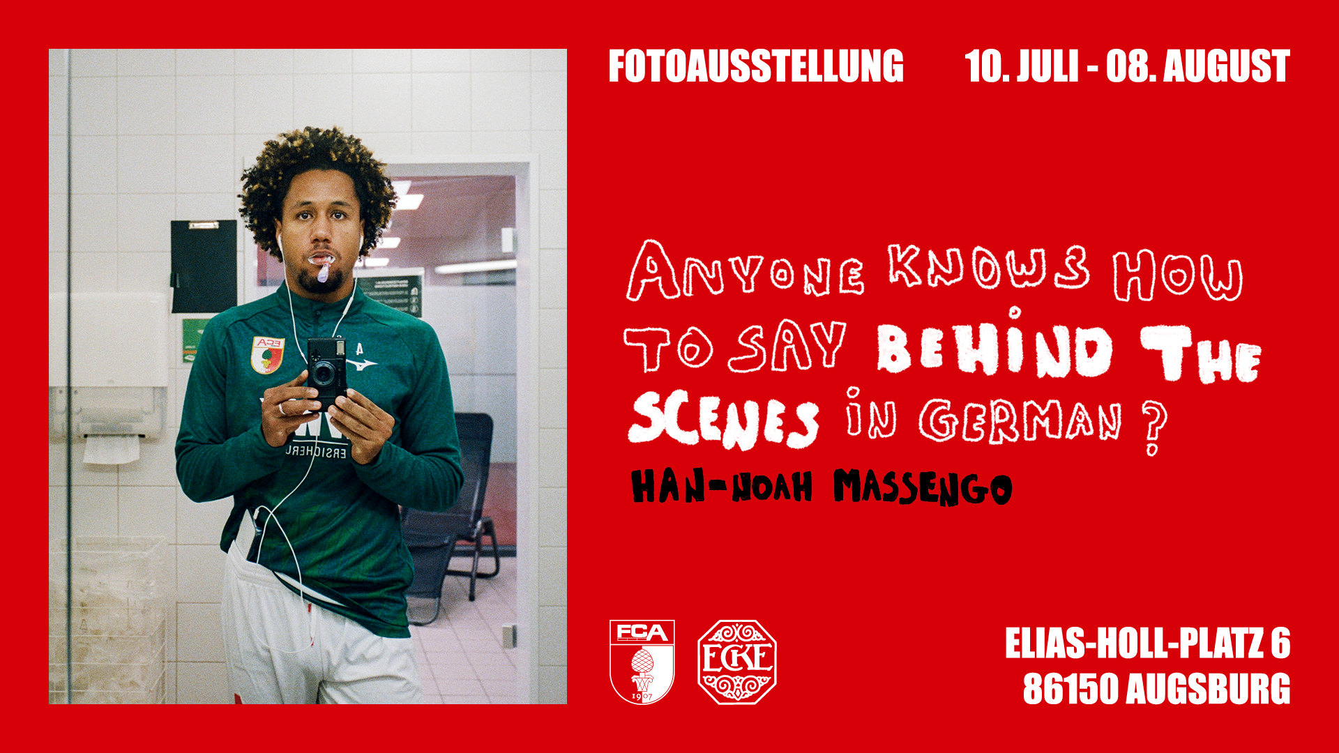 Han-Noah Massengo x FC Augsburg in der Ecke Galerie